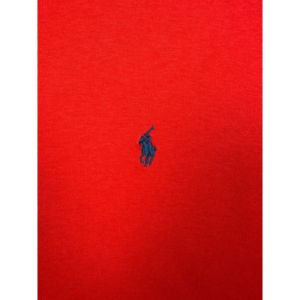 Polo Ralph Lauren Polo Shirt Red Mens‎ XL Classic Fit Cotton Blue Pony USA READ